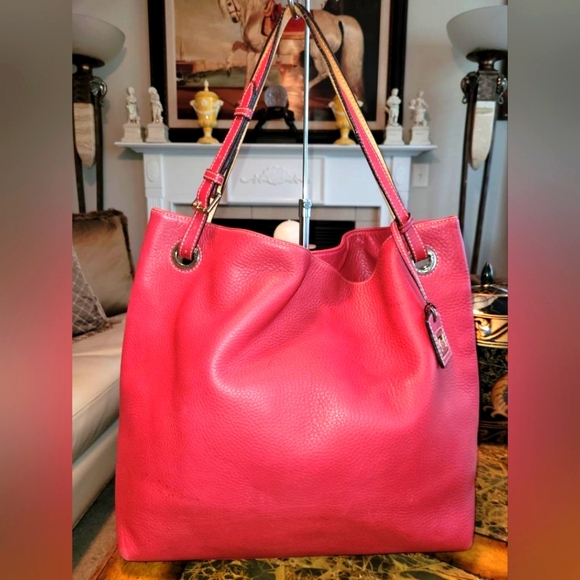 Dooney & Bourke large red tote - Picture 2 of 15